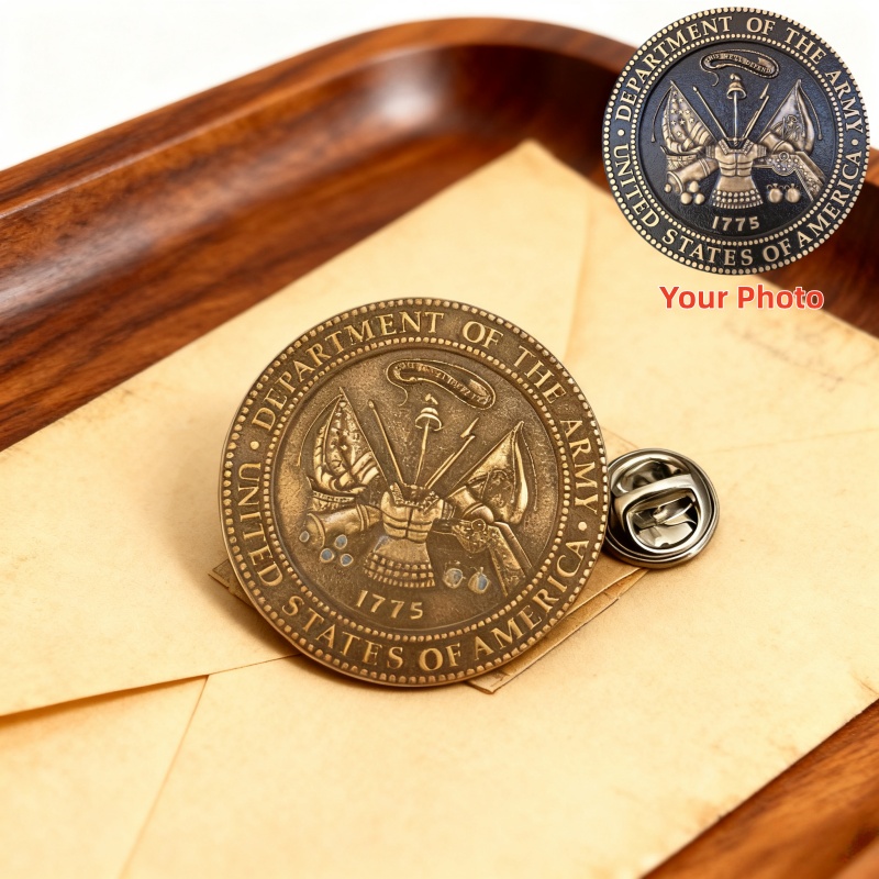Street Fashion Hats - Custom Photo Brooch Personalized Commemoration Stainless
