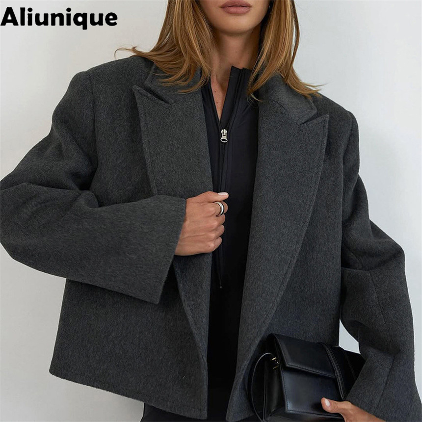 Street Fashion High End - 2026 Autumn Winter Fashion Short Blazers