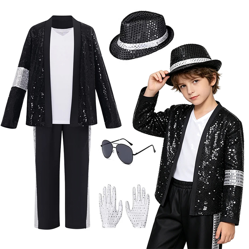Street Fashion Hats - Kids Hip‑Hop Pop Star Fancy Costume