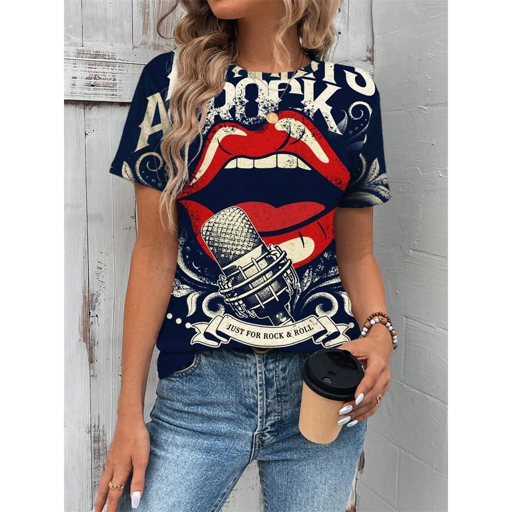 Street Fashion Urban - 3D Poker Print Women's T-shirt Summer