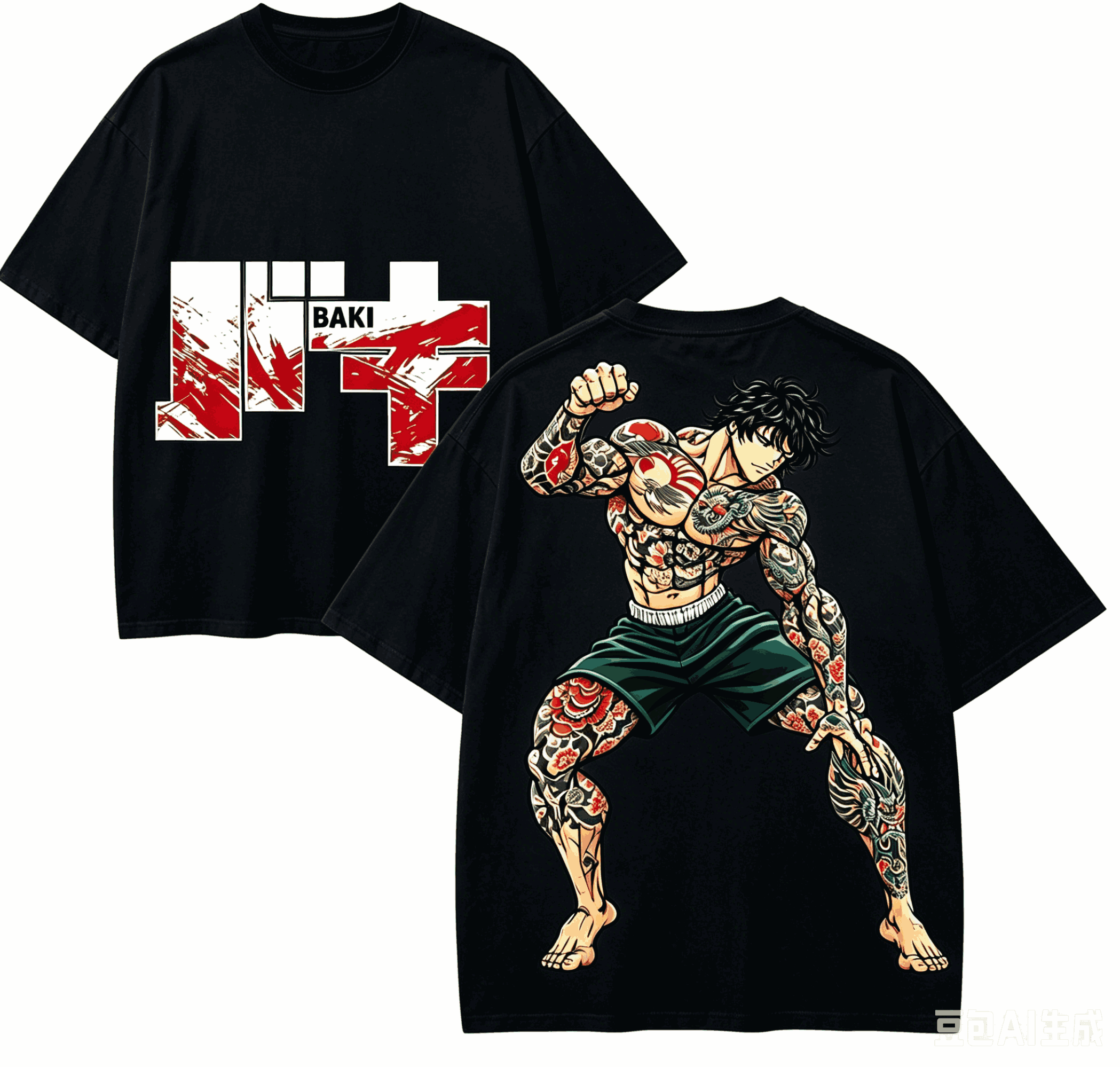 Street Fashion Model - Baki the Grappler Anime Lover T-shirt