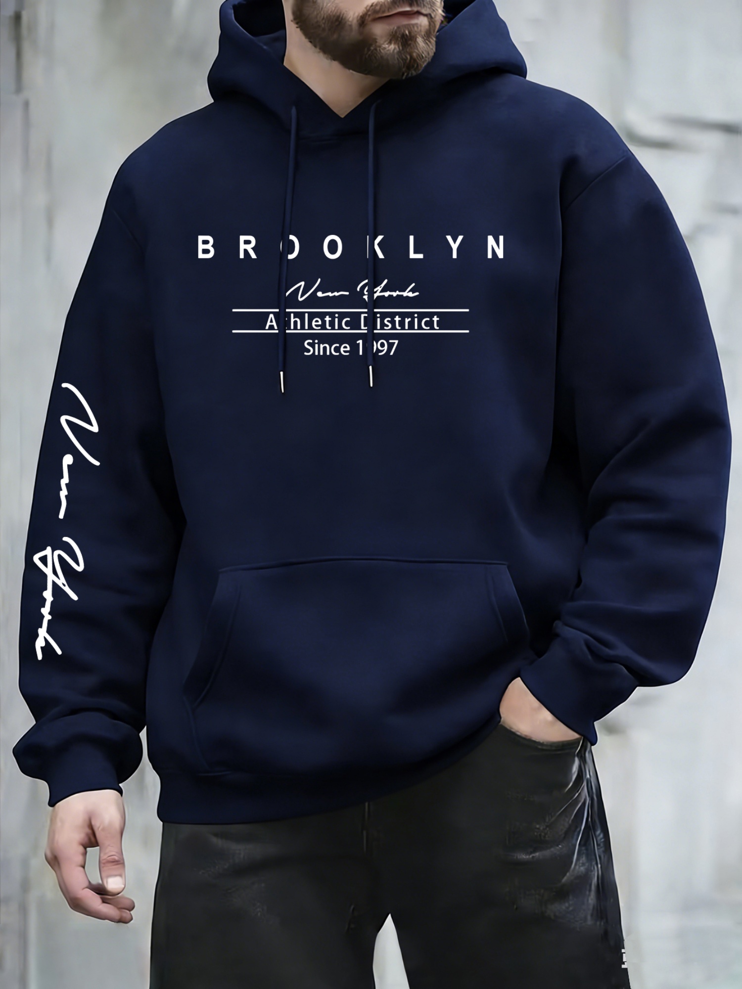 Urban fashion men's hoodie on  - Street Fashion New York 评论和价格
