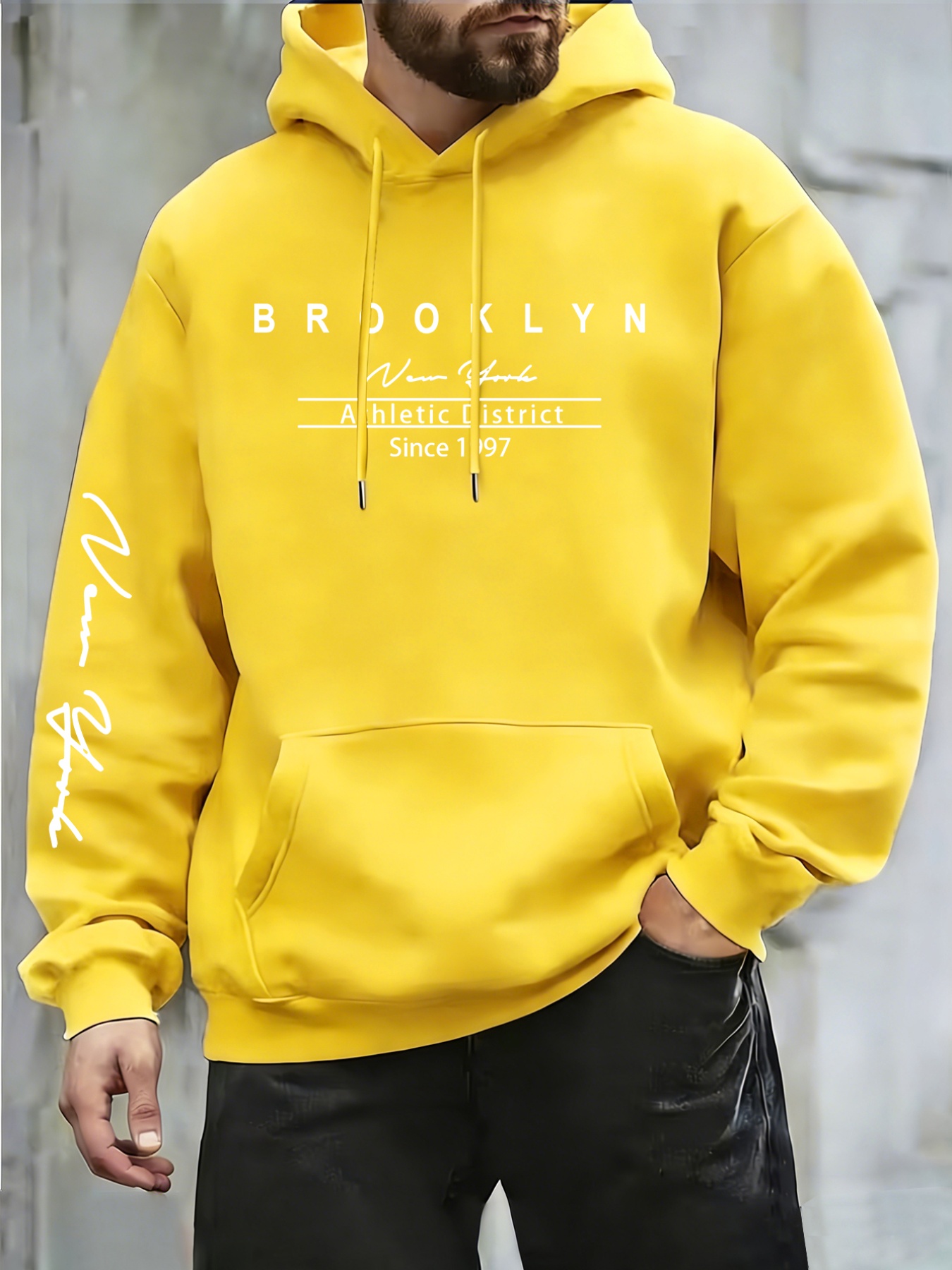 Urban fashion men's hoodie on  - Street Fashion New York 评论和价格