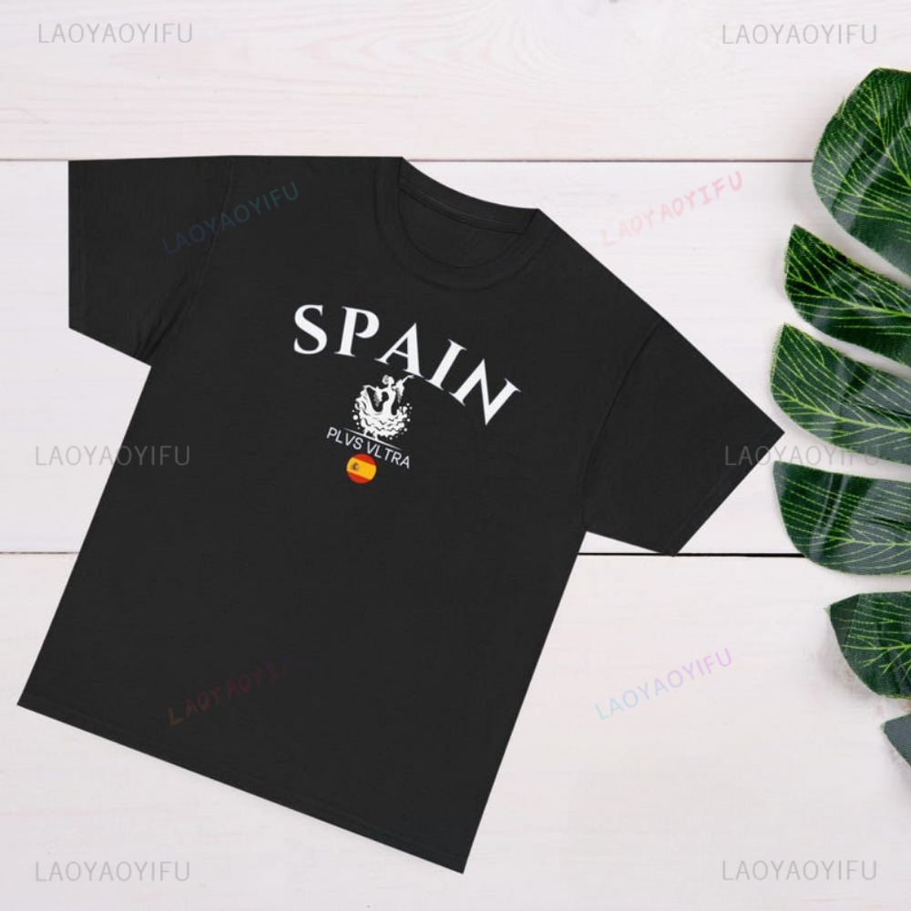 Spain Flag Graphic Printed T-s - Street Fashion In Spain 评论和价格