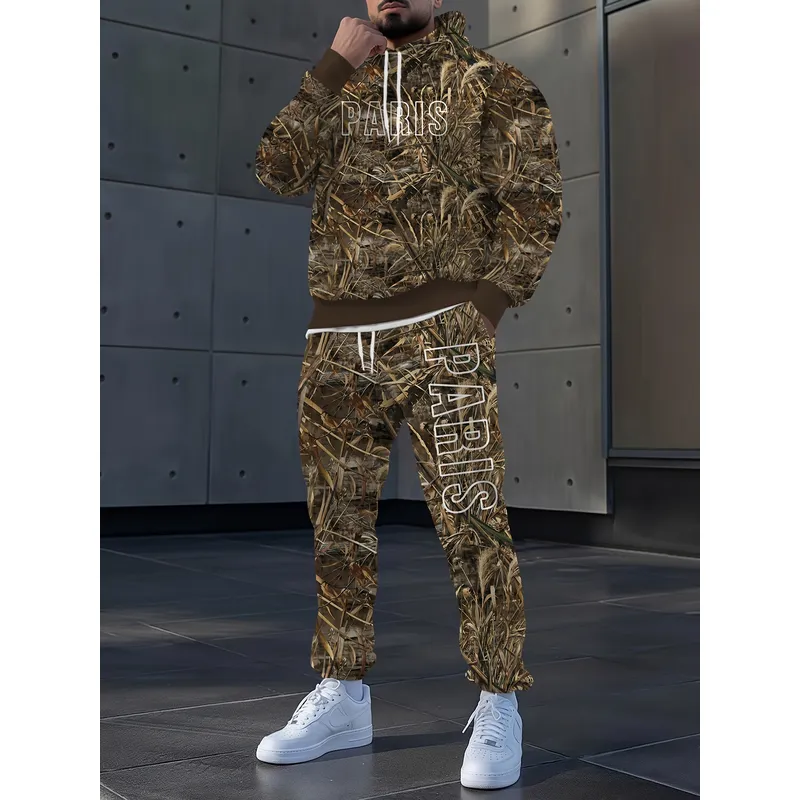 Men's 2 Piece Jungle Camouflag - Camo Pattern Set 评论和价格