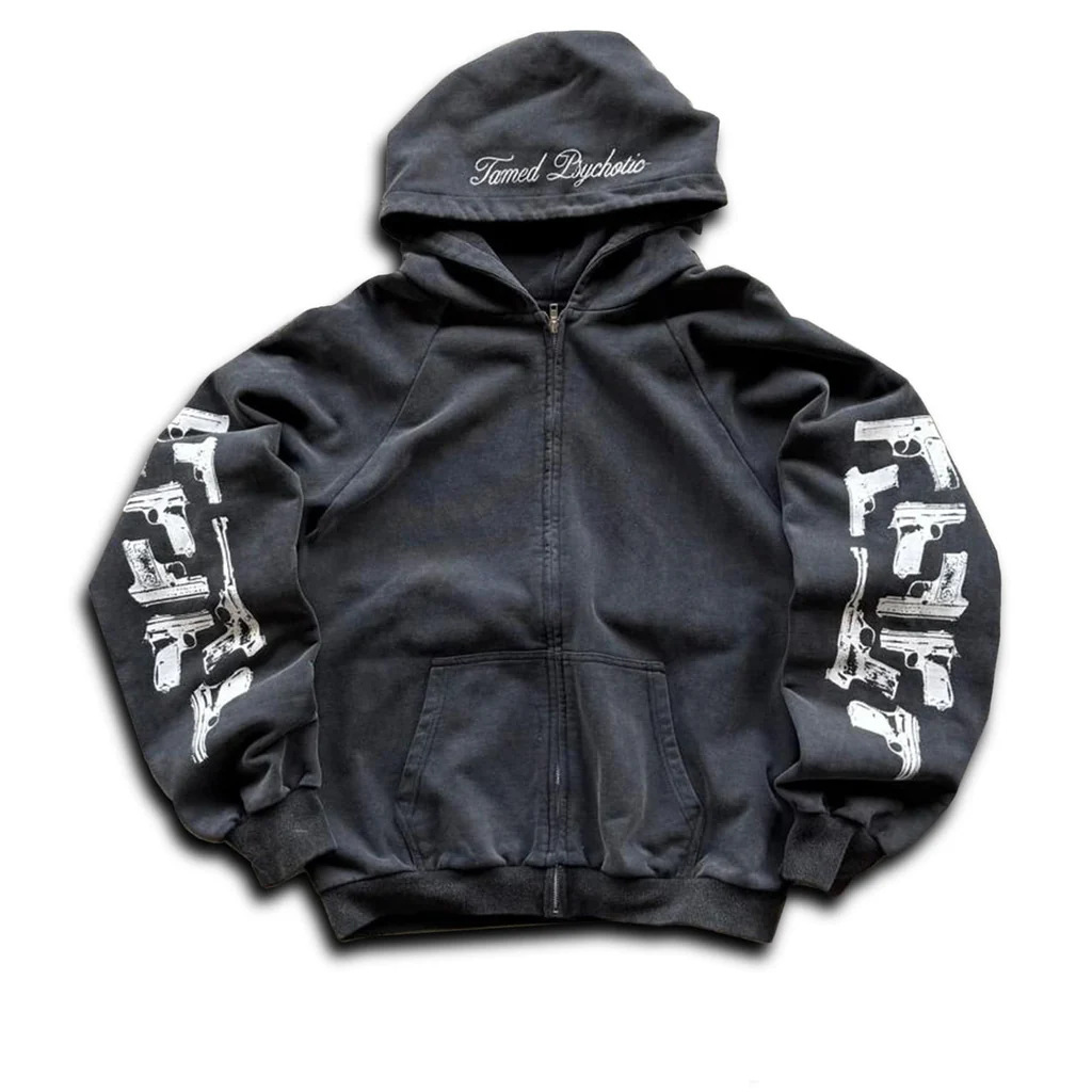 American street style, minorit - Street Fashion Zip Up Hoodie 评论和价格