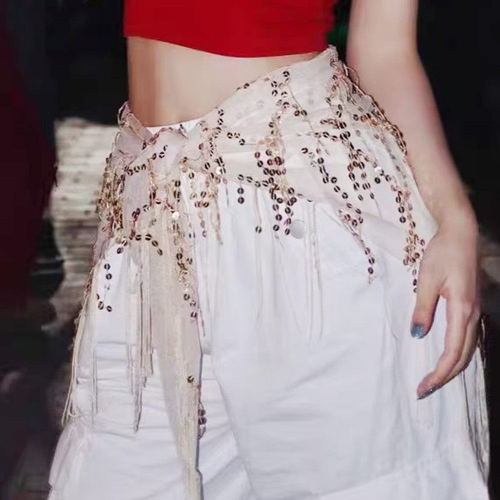 Fashion Sequins Belly Dance Be - Street Fashion India 评论和价格
