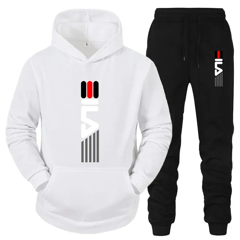 Men's Tracksuit Hooded Sweatsh - Street Fashion Male 评论和价格