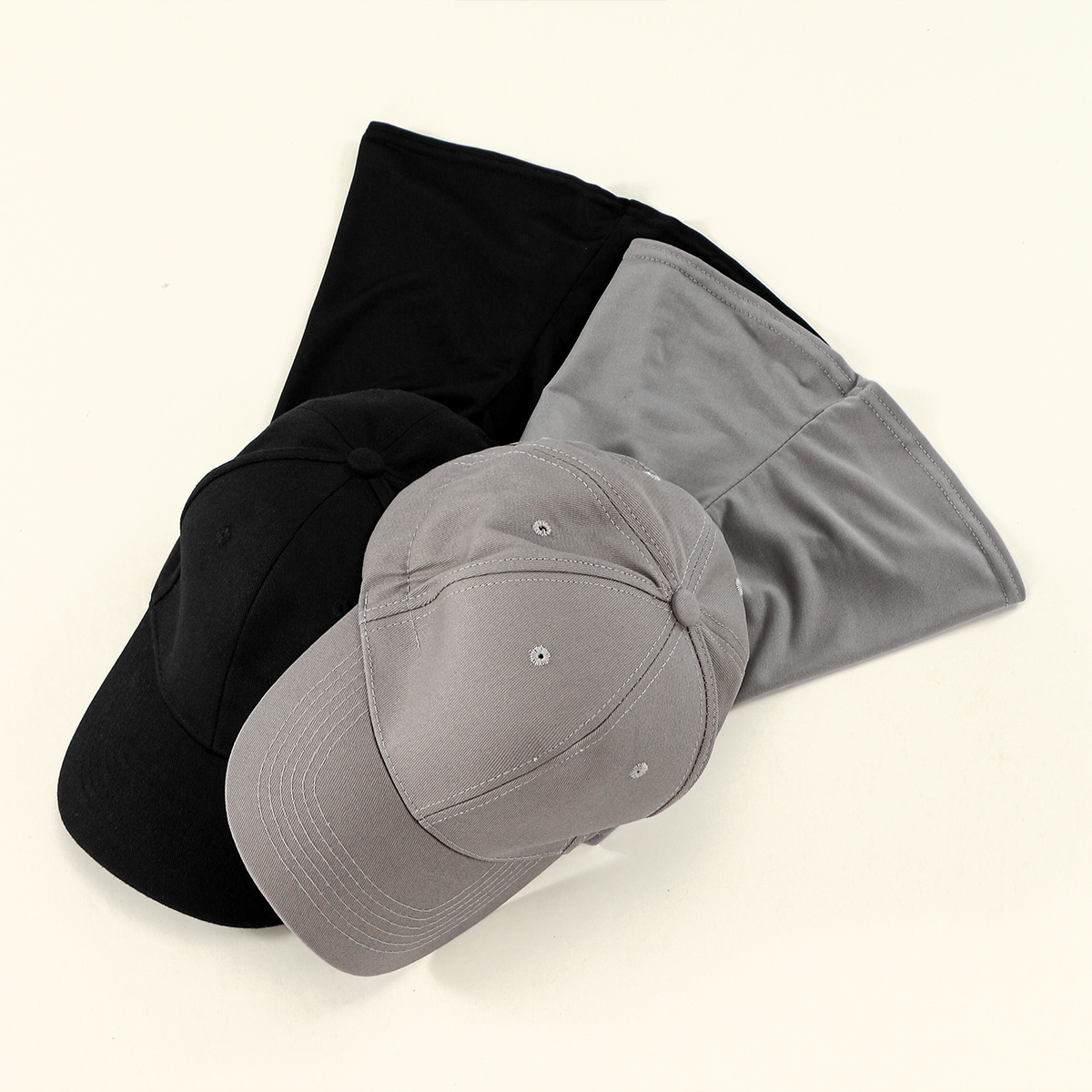 2PCS Muslim Hijab Instant Scar - Baseball Cap Fitted 评论和价格