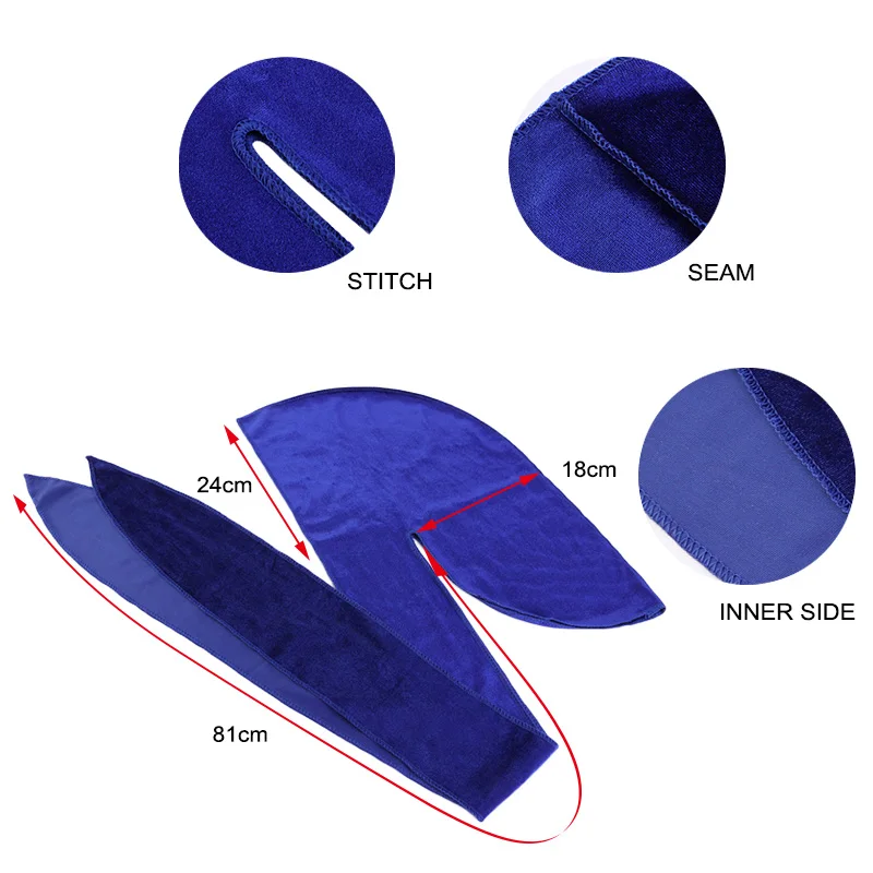 kkjoy Unisex Velvet Durags Ban - Street Fashion Hats 评论和价格