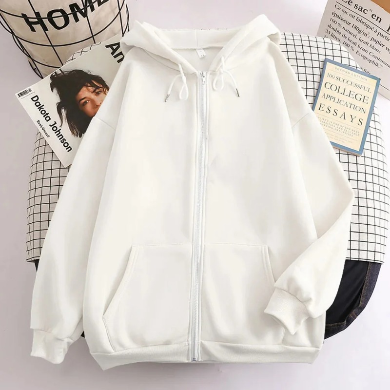 High Street Hoodie Men Solid C - Street Fashion Zip Up Hoodie 评论和价格