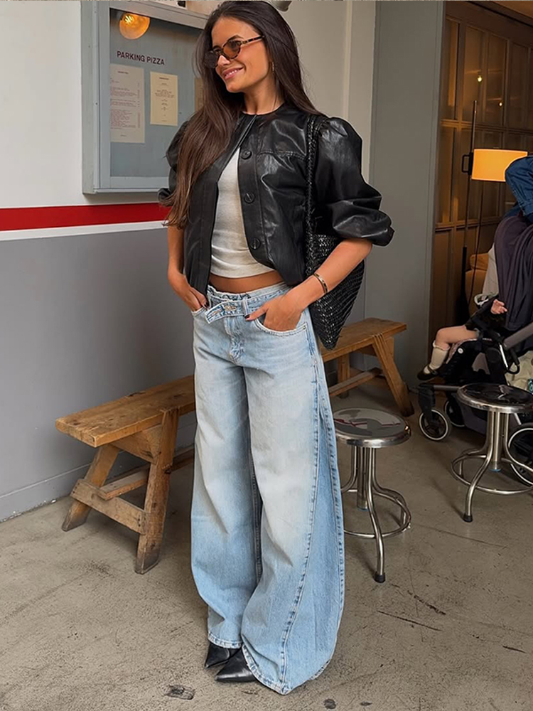Street Denim Women Pants Fashi - Street Fashion Urban 评论和价格