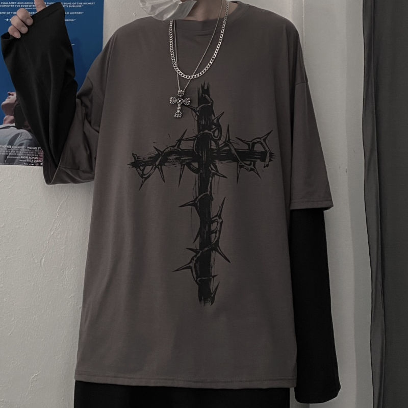 Grunge Clothes Women Long Slee - Street Fashion Goth 评论和价格