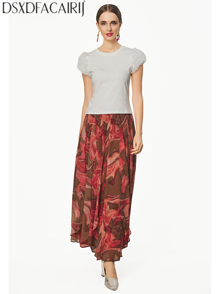 DSXDFACAIRIJ Women's O-Neck Sh - Street Fashion Model 评论和价格