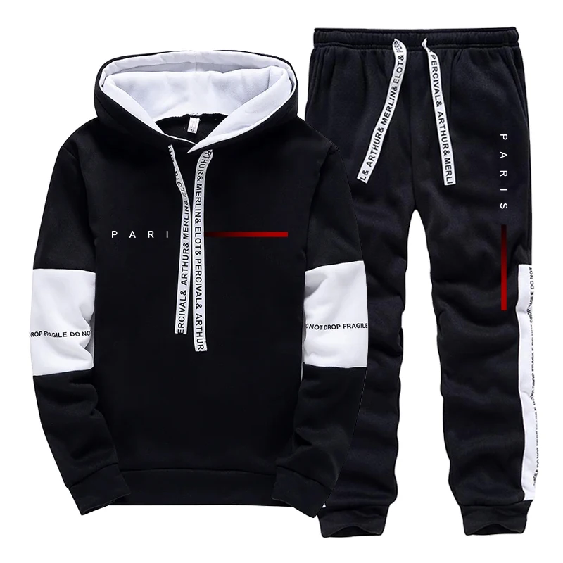 Paris Fashion Hoodie Streetwea - Street Fashion Male 评论和价格