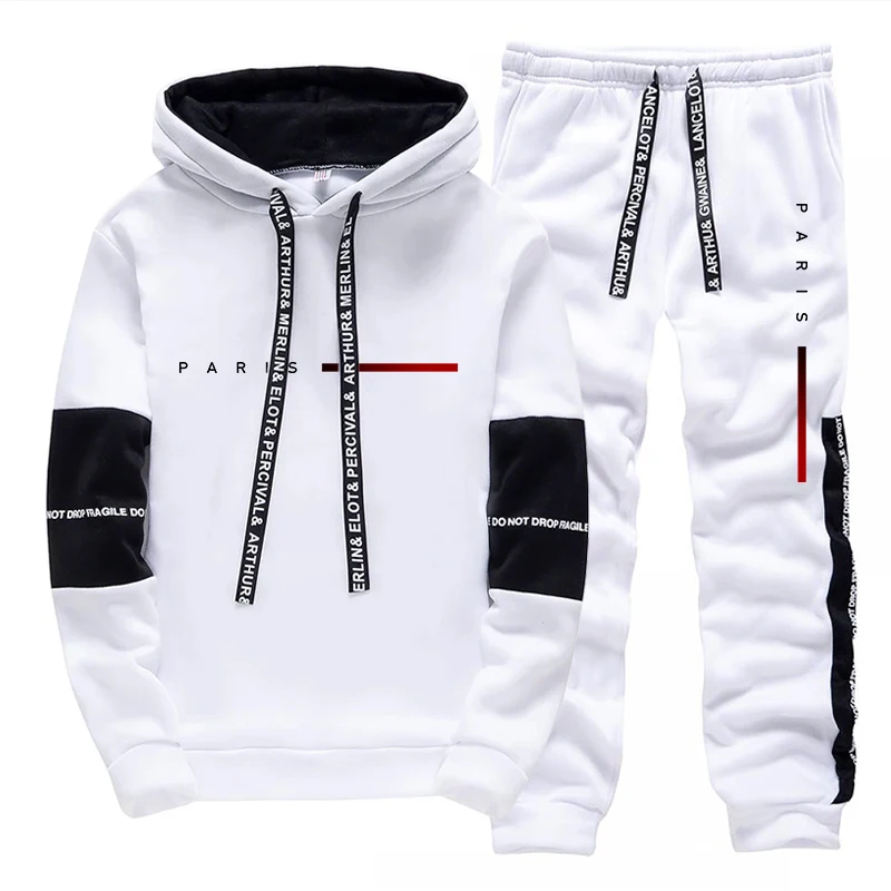 Paris Fashion Hoodie Streetwea - Street Fashion Male 评论和价格