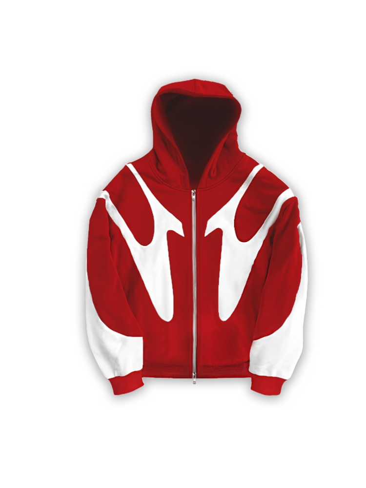 Y2k American  Retro Letter Pri - Street Fashion Zip Up Hoodie 评论和价格