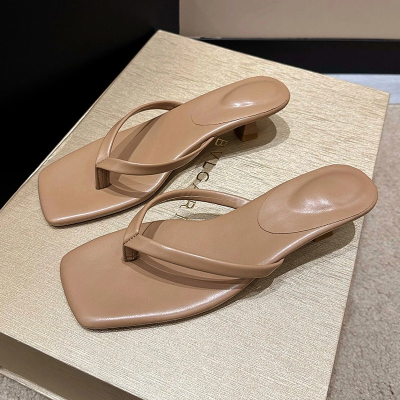 Summer Women Clip Toe Slippers - Street Fashion Clothing 评论和价格