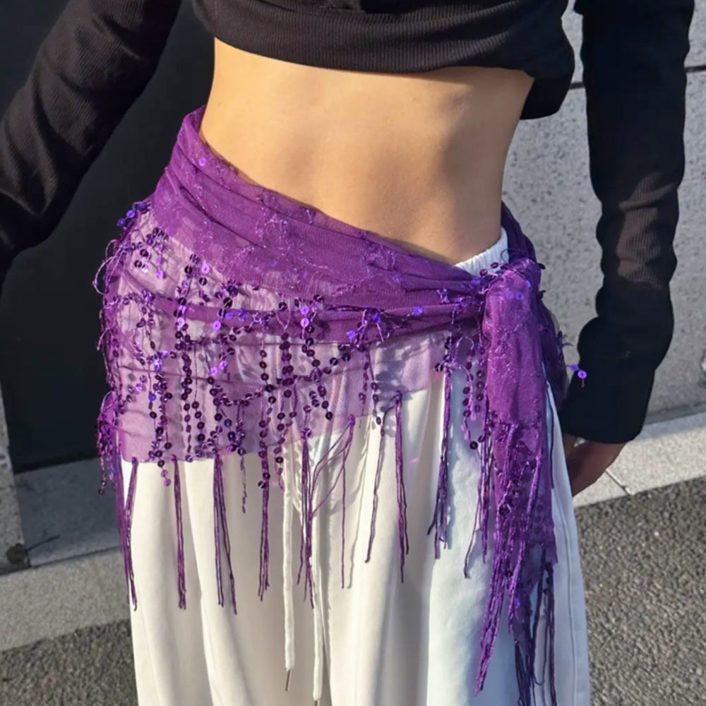 Fashion Sequins Belly Dance Be - Street Fashion India 评论和价格