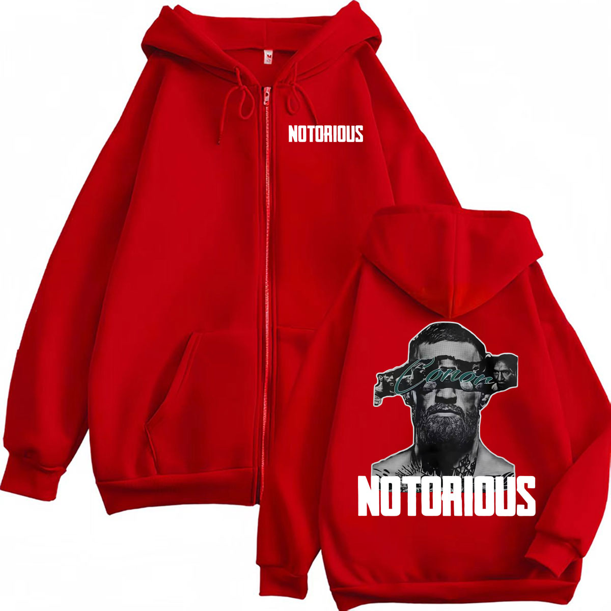Conor McGregor The Notorious Z - Street Fashion Zip Up Hoodie 评论和价格