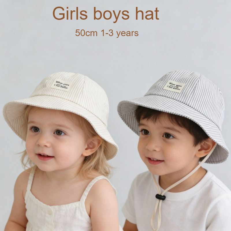 Baby Kids Cute Sun Hat 50cm 1- - Street Fashion Hats 评论和价格