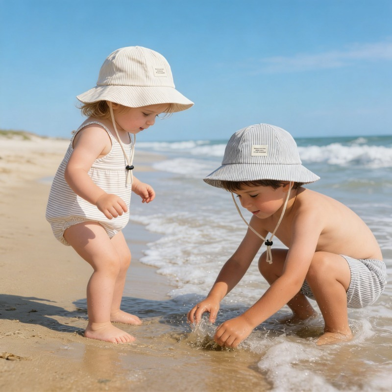 Baby Kids Cute Sun Hat 50cm 1- - Street Fashion Hats 评论和价格