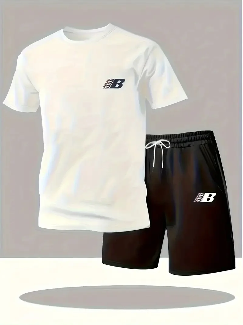 Summer Men's Printed Short-Sle - Street Fashion Urban 评论和价格