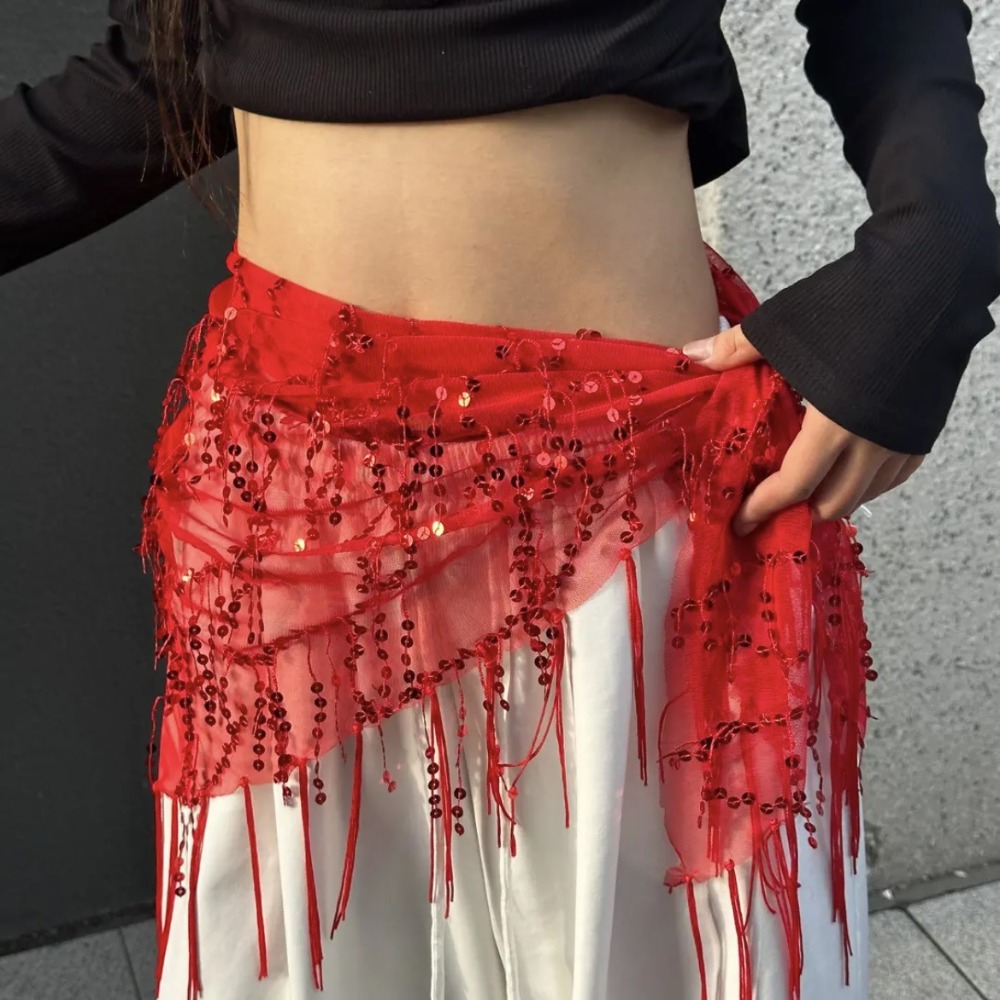 Fashion Sequins Belly Dance Be - Street Fashion India 评论和价格
