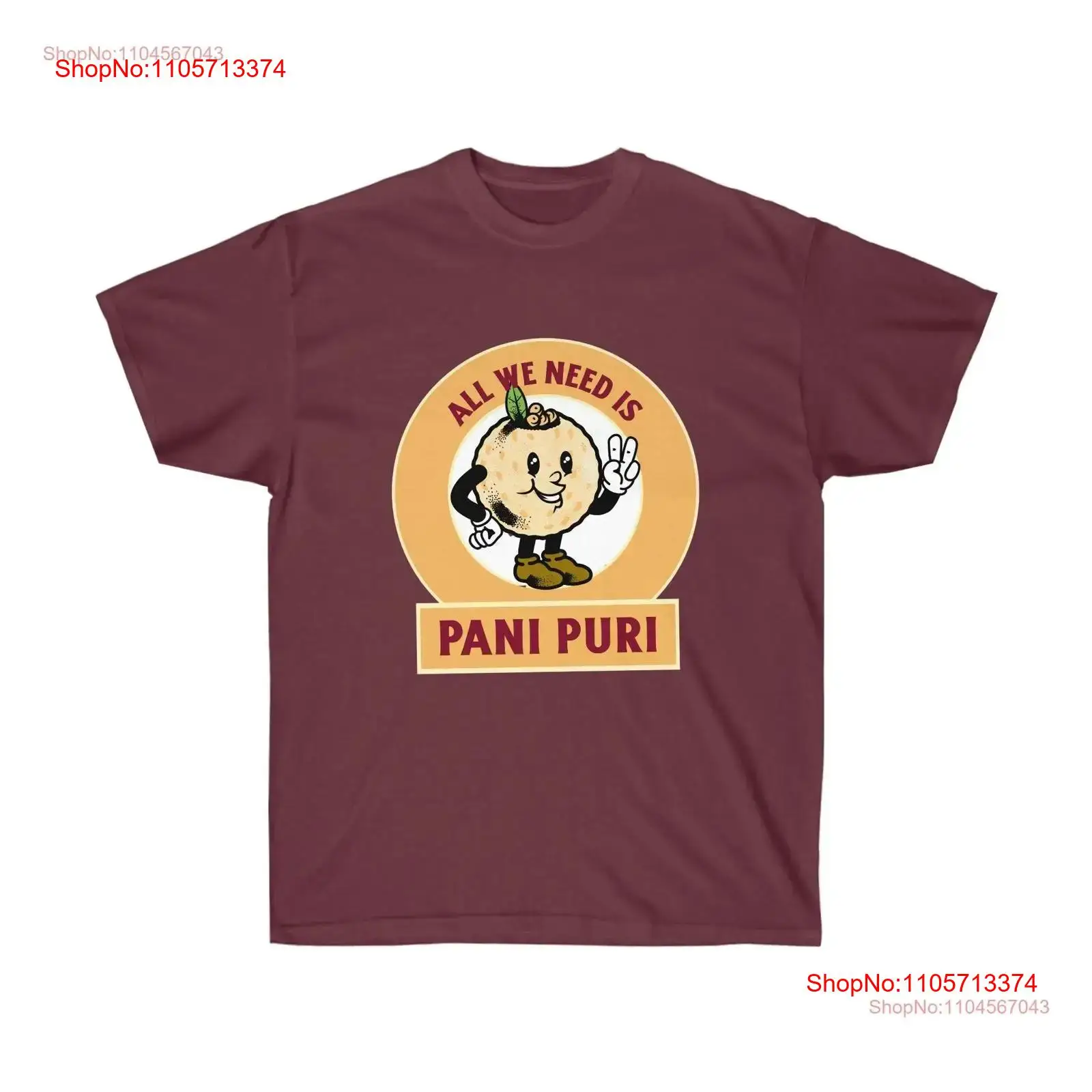 Pani Puri T Shirt Desi Taste o - Street Fashion India 评论和价格