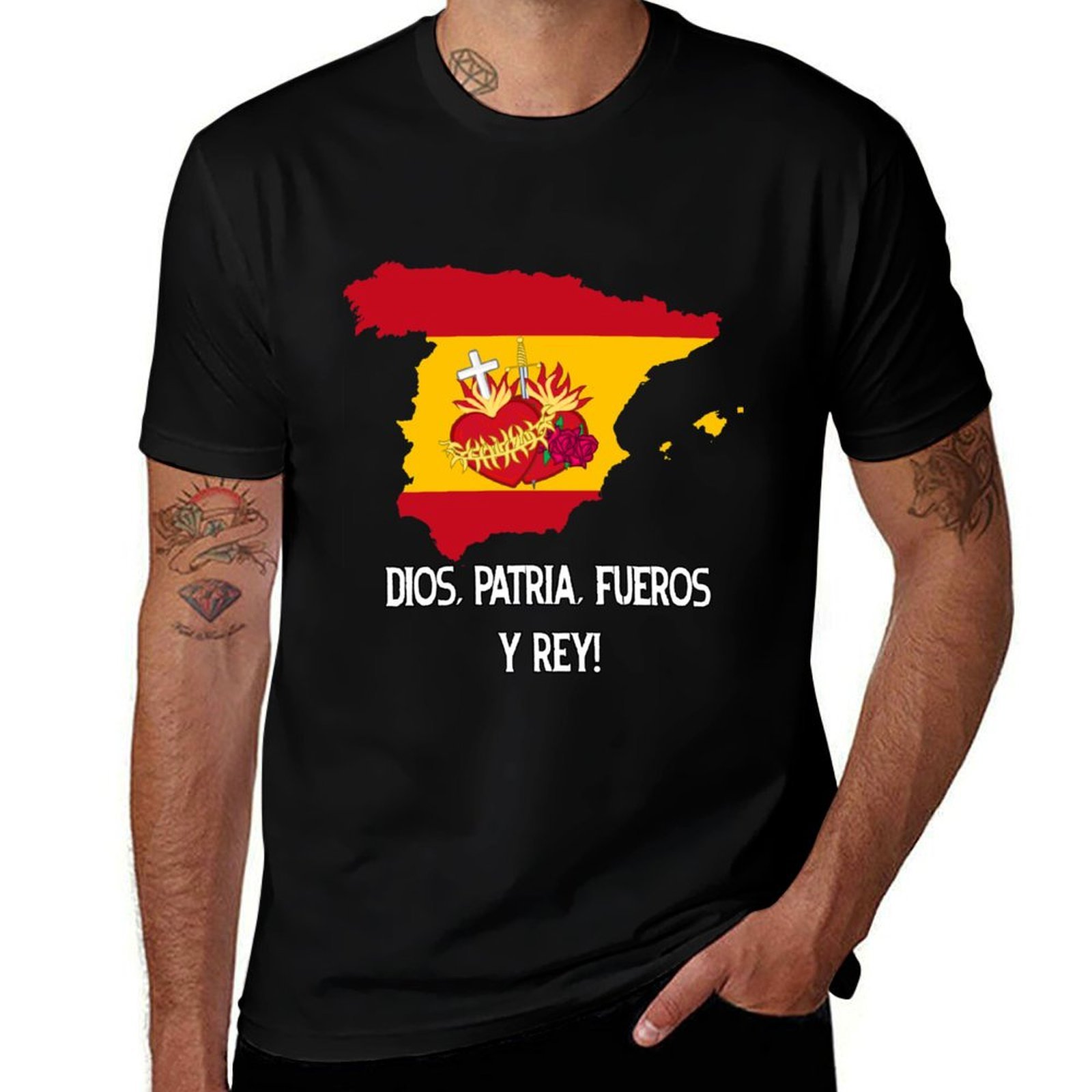 Catholic Spain T-Shirt Street  - Street Fashion In Spain 评论和价格